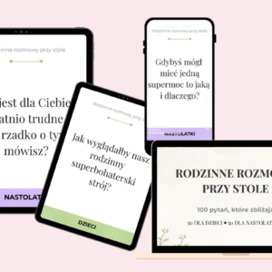 Rodzinne rozmowy przy stole - 100 pytań